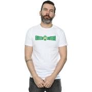 T-shirt Dc Comics Green Lantern Text Logo
