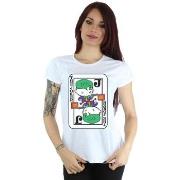 T-shirt Dc Comics Chibi Joker Playing Card