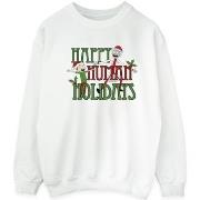 Sweat-shirt Rick And Morty Happy Human Holidays