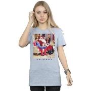 T-shirt Friends Superman And Santa