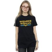 T-shirt Dc Comics Wonder Woman Crackle Logo