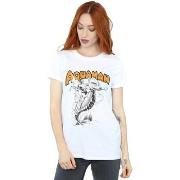 T-shirt Dc Comics Aquaman Mono Action Pose
