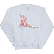 Sweat-shirt Disney Winnie The Pooh Piglet Chain Of Hearts