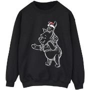 Sweat-shirt Disney Winnie The Pooh Piglet Christmas