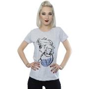 T-shirt Disney Frozen Elsa Sketch Mono