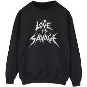 Sweat-shirt Disney Love Is Savage