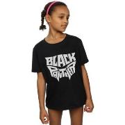 T-shirt enfant Marvel Black Panther Worded Emblem