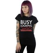 T-shirt Marvel Busy Looking Deadcool