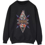 Sweat-shirt Marvel Wakanda Forever Tribal Spear Chest