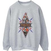 Sweat-shirt Marvel Wakanda Forever Tribal Spear Chest