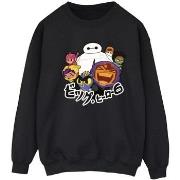 Sweat-shirt Disney Big Hero 6 Baymax Group Manga