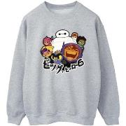 Sweat-shirt Disney Big Hero 6 Baymax Group Manga