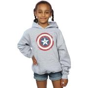 Sweat-shirt enfant Marvel Captain America Civil War Distressed Shield