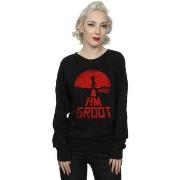 Sweat-shirt Marvel Guardians Of The Galaxy I Am Groot Red