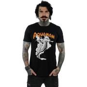 T-shirt Dc Comics Aquaman Mono Action Pose