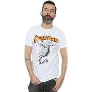 T-shirt Dc Comics Aquaman Mono Action Pose