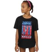 T-shirt enfant Dc Comics Justice League Movie Team Flag