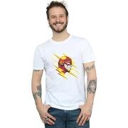 T-shirt Dc Comics The Flash Lightning Portrait