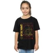 T-shirt enfant Disney Darth Vader Dark Grid