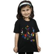 T-shirt enfant Disney Silhouette Collage