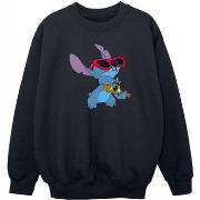 Sweat-shirt enfant Disney Lilo And Stitch Guitar