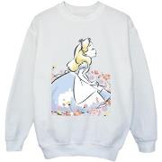 Sweat-shirt enfant Disney Alice In Wonderland Sketch Flowers