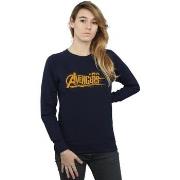 Sweat-shirt Marvel Avengers Infinity War Orange Logo