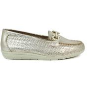 Chaussures 24 Hrs MOCASINES METALIZADOS MUJER 24HRS ADRIAMET 25972 ORO