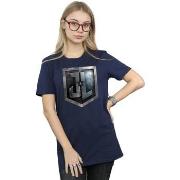 T-shirt Dc Comics Justice League Movie Shield