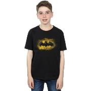 T-shirt enfant Dc Comics Batman Spray Logo