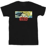 T-shirt enfant Disney Comic Strip Luke And Vader