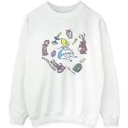 Sweat-shirt Disney Alice In Wonderland Falling
