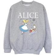 Sweat-shirt enfant Disney Alice In Wonderland Follow The Rabbit