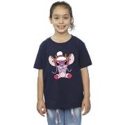 T-shirt enfant Disney Lilo Stitch Angel Reindeer