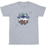 T-shirt enfant Disney Lilo Stitch Pudding Holly