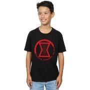 T-shirt enfant Marvel Black Widow Movie Athletic Logo