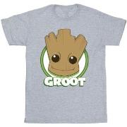 T-shirt Guardians Of The Galaxy Groot Badge