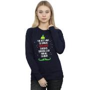 Sweat-shirt Elf Christmas Cheer Text