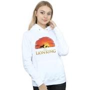 Sweat-shirt Disney The Lion King Movie Sunset Logo