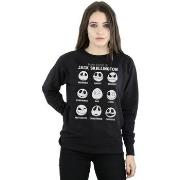Sweat-shirt Disney Nightmare Before Christmas The Many Faces Of Jack