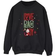 Sweat-shirt Disney The Aristocats Love Peace Joy