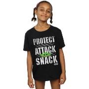 T-shirt enfant Disney The Mandalorian Protect Attack Snack