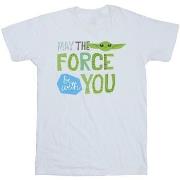 T-shirt enfant Disney The Mandalorian May The Force Be With You