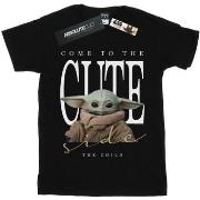 T-shirt enfant Disney The Mandalorian The Cute Side