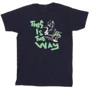 T-shirt enfant Disney The Mandalorian This Is The Way Duo