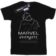 T-shirt enfant Marvel Black Panther Single Line