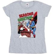 T-shirt Dc Comics Superman Santa Comic