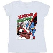 T-shirt Dc Comics Superman Santa Comic