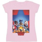 T-shirt Dc Comics The Suicide Squad Blue Star Poster