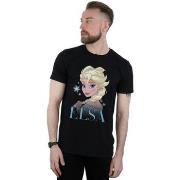 T-shirt Disney Frozen Elsa Snowflake Portrait